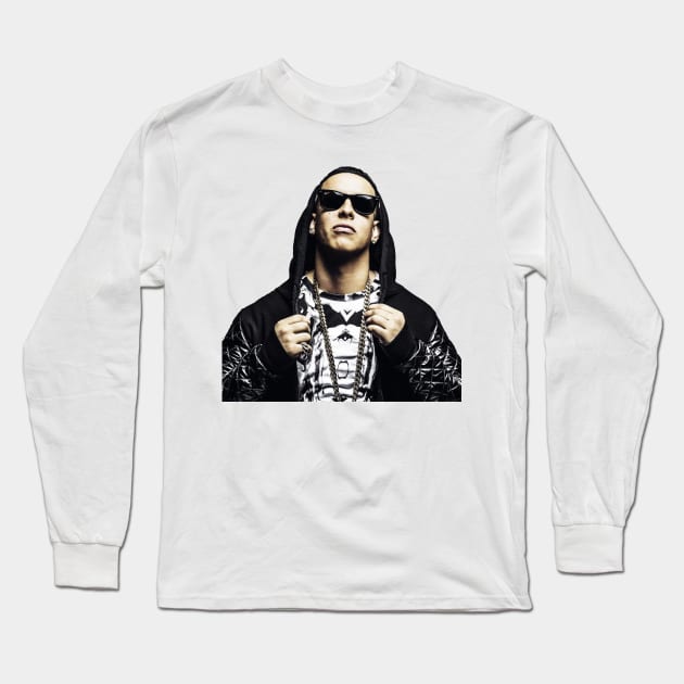 Daddy Yankee - Puerto Rican rapper, singer, songwriter, and actor Long Sleeve T-Shirt by Hilliard Shop